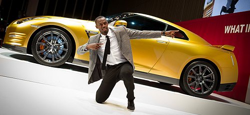 193.191 US Dollar voor Nissan GT-R in de 'Gold'-versie van Usian Bolt